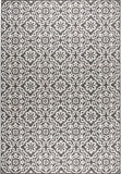 Uv Weather Resistant Outdoor Rug Patio Rug Black and Gray