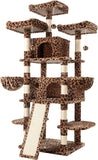 Purrfect Play Haven 68" Adventure Tower Cat Tree Condo Climbing Tree