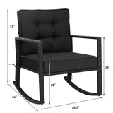 Amber Haven Outdoor Rocking Chair