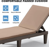 Oasis Retreat Chaise With Adjustable Back