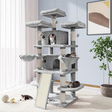 Purrfect Play Haven 68" Adventure Tower Cat Tree Condo Climbing Tree