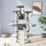 Purrfect Play Haven 68" Adventure Tower Cat Tree Condo Climbing Tree