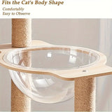CatNest Climber & Scratcher with Clear Sleeping Bowl