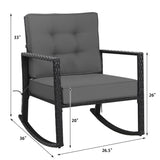 Amber Haven Outdoor Rocking Chair
