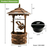 Wishing Well Garden Fountain