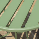 Patio Metal Bistro Set Yellow / Teal / Green / Blue
