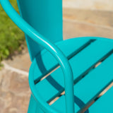 Patio Metal Bistro Set Yellow / Teal / Green / Blue