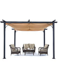 Pergola Gazebo With Retractable Canopy