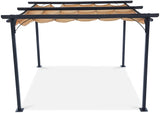 Pergola Gazebo With Retractable Canopy