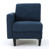 Bridger 5 pcs Modern Fabric Sectional Couch