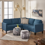 Bridger 5 pcs Modern Fabric Sectional Couch