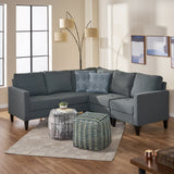 Bridger 5 pcs Modern Fabric Sectional Couch