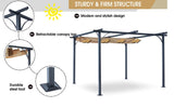 Pergola Gazebo With Retractable Canopy