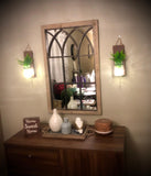 Sadie Rustic Window Wall Mirror