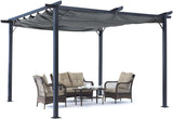 Pergola Gazebo With Retractable Canopy