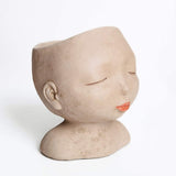Lady Head Design Plant Pot