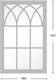 Sadie Rustic Window Wall Mirror