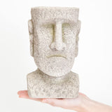 Garden Easter Island Head Plant Pot Tiki  Ornament