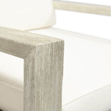 Outdoor Wooden Sofa Set With Cushion Dining Set Furniture Set