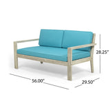 Outdoor Wooden Sofa Set With Cushion Dining Set Furniture Set