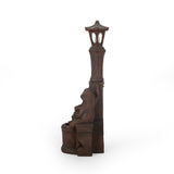 Garden Fountain With LED light and Frogs Design