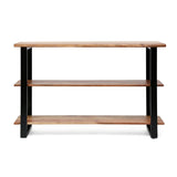 Wilson Decor Live Edge Wood Entry Table TV Console Table