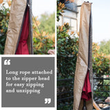 9ft Cantilever Umbrella with Cover and Weight Plates
