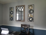 Sadie Rustic Window Wall Mirror