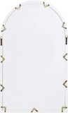 Rustic Arched Window Pane Mirror Farmhouse Wall Glass Mirror