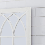Sadie Rustic Window Wall Mirror
