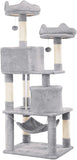 Multi Level Cat Condo Cat Tree Tower with Hammock