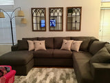 Sadie Rustic Window Wall Mirror
