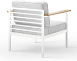 Aluminum Outdoor Sofa with Cushions and Waterproof Cover