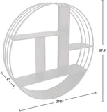 Wall Mount Round Floating Shelf