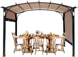 Steel Frame Pergola Gazebo With Adjustable Canopy I#1386