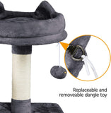 Multi Level Cat Condo Cat Tree Tower with Hammock