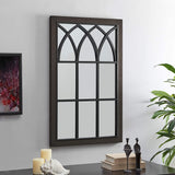 Sadie Rustic Window Wall Mirror