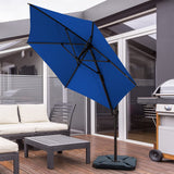 9ft Cantilever Umbrella with Cover and Weight Plates