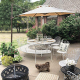9ft Cantilever Umbrella with Cover and Weight Plates