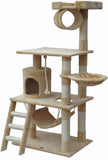 Multi-levels Cat Scratching Posts Tower Cat Condo Cat Tree