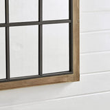 Sadie Rustic Window Wall Mirror