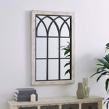 Sadie Rustic Window Wall Mirror