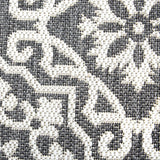Uv Weather Resistant Outdoor Rug Patio Rug Black and Gray