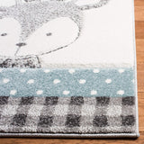 Whimsical Wildlife Area Rug for Kids Room Animal Print Rug