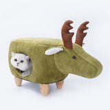 Moose Foot Rest Ottoman Cat Bed Pet Bed Kitten House Cat Condo I# 1343