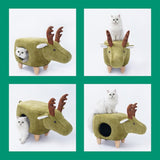 Moose Foot Rest Ottoman Cat Bed Pet Bed Kitten House Cat Condo I# 1343