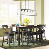 7 piece counter height dining set