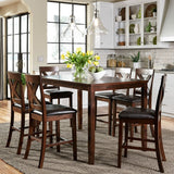 7 piece counter height dining set