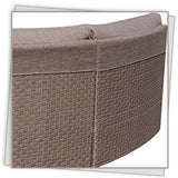 7 pieces Outdoor Wicker Sofa Set With Cushions And Cover