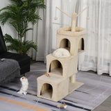 3 Level Ladder Cat Condo Cat House Kitten House I#1356b